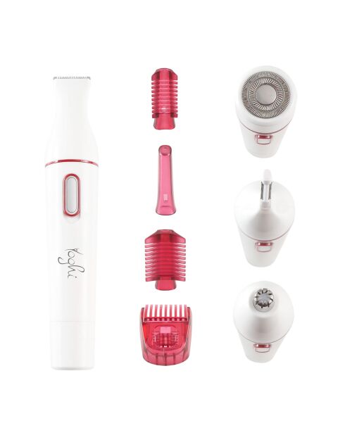 Tondeuse visage et corps  blanche - 25x12.5x20 cm