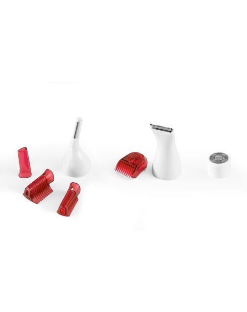 Tondeuse visage et corps  blanche - 25x12.5x20 cm