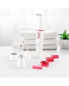 Tondeuse visage et corps  blanche - 25x12.5x20 cm