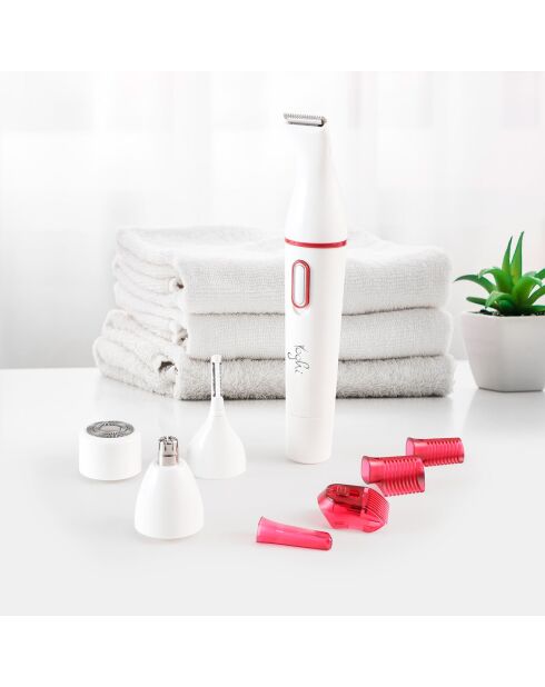 Tondeuse visage et corps  blanche - 25x12.5x20 cm