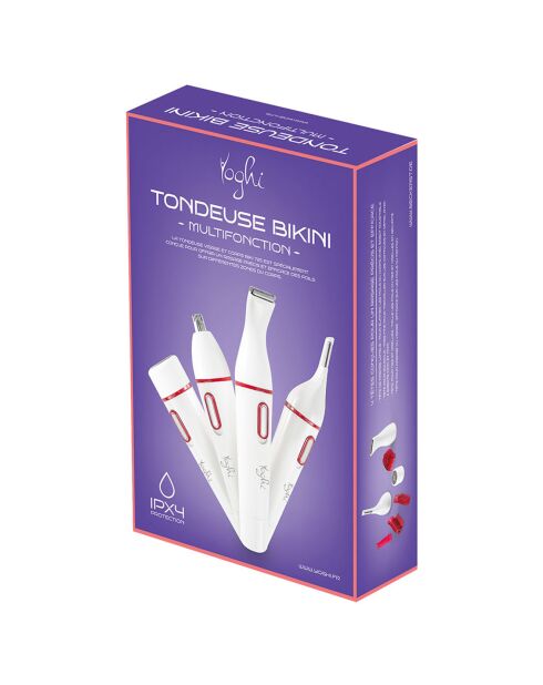 Tondeuse visage et corps  blanche - 25x12.5x20 cm