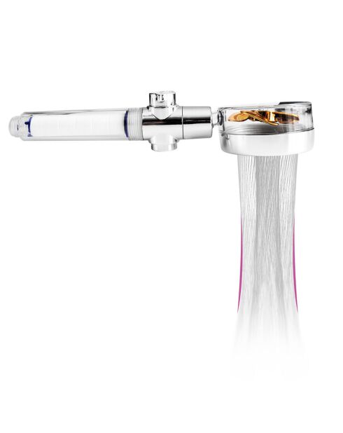 Pommeau de douche Eco Filter chromé  - 57.5x22.5x42.3 cm