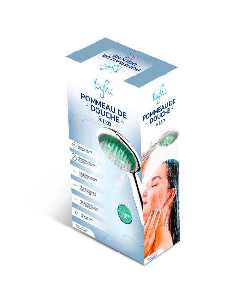 Pommeau de douche Eco Filter chromé  - 50x26.5x45 cm
