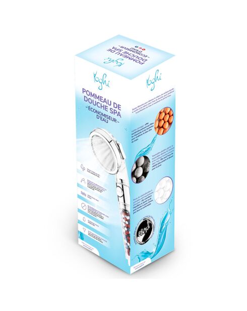 Pommeau de douche Eco Filter chromé  - 53x29x34 cm
