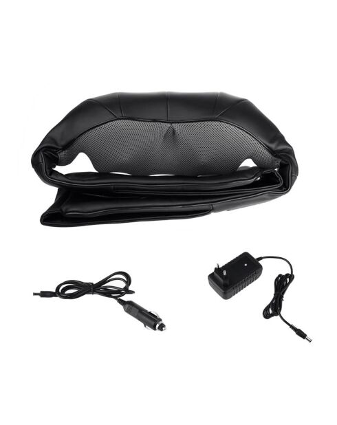 Coussin de Massage Shiatsu noir  - 54.5x33.5x39 cm