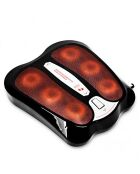 Masseur de pieds Shiatsu infrarouge noir  - 49x38x41 cm