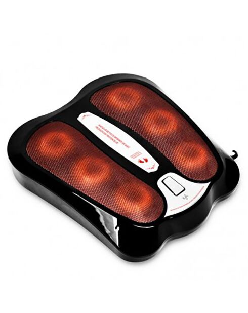 Masseur de pieds Shiatsu infrarouge noir  - 49x38x41 cm