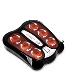Masseur de pieds Shiatsu infrarouge noir  - 49x38x41 cm