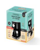 Cafetière Style rétro noire - 45.2x31.2x39.6 cm