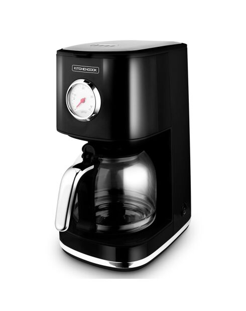 Cafetière Style rétro noire - 45.2x31.2x39.6 cm
