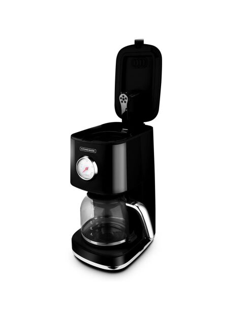 Cafetière Style rétro noire - 45.2x31.2x39.6 cm