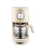 Cafetière Style rétro beige - 45.2x31.2x39.6 cm
