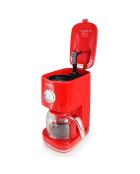 Cafetière Style rétro rouge - 45.2x31.2x39.6 cm