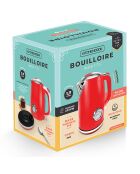 Bouilloire Style rétro rouge - 60.5x23x53 cm