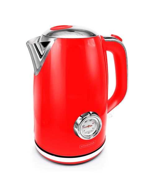 Bouilloire Style rétro rouge - 60.5x23x53 cm