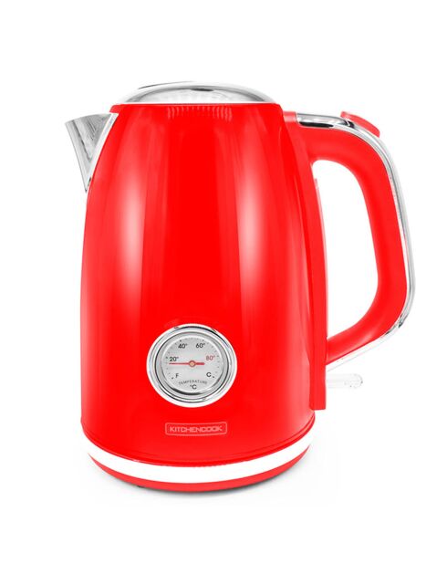 Bouilloire Style rétro rouge - 60.5x23x53 cm