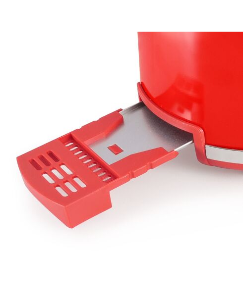 Grille-pain Style rétro rouge - 46.6x35.6x47.6 cm