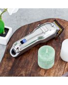 Tondeuse sans fil cheveux et barbe plug and play grise - 50.5x42x22 cm