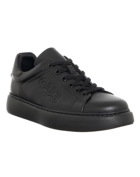 Sneakers en Cuir Elie noires