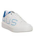 Sneakers en Cuir Cesar blanc/bleu