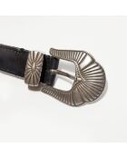 Ceinture en Cuir Adele noire