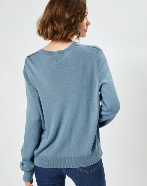 Pull en Laine mélangée Letemple bleu clair