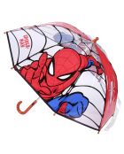 Ombrello a campana trasparente per bambini - Manico rosso - Avengers trasparente