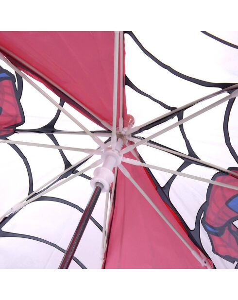 Ombrello a campana trasparente per bambini - Manico rosso - Avengers trasparente