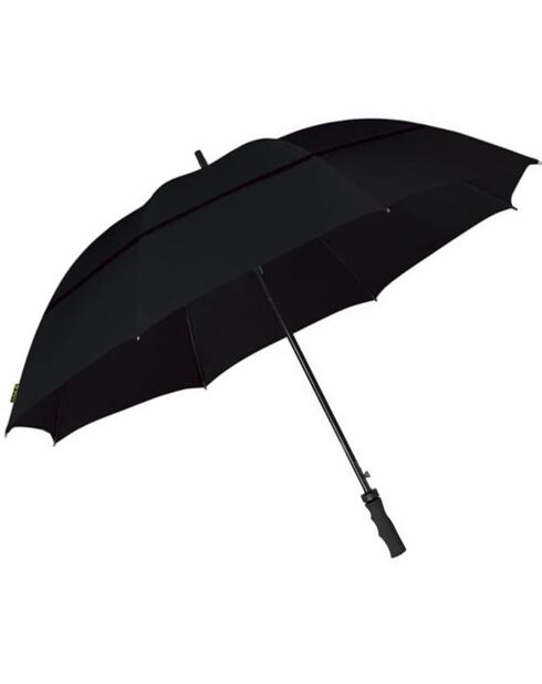 Parapluie écologique automatique double toile resistant au vent noir