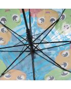 Parapluie enfant - Ouverture automatique - Tortues bleu