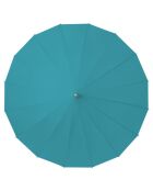 Parapluie pagode avec bordure detaillé vert