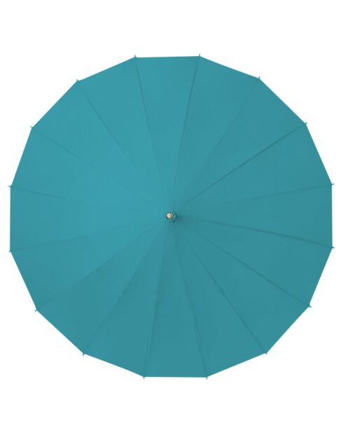 Parapluie pagode avec bordure detaillé vert