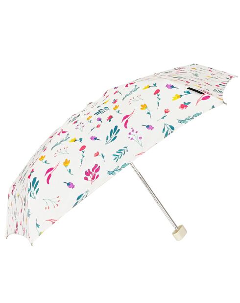 Parapluie pliant - Ultra compact & léger - Fleur blanc