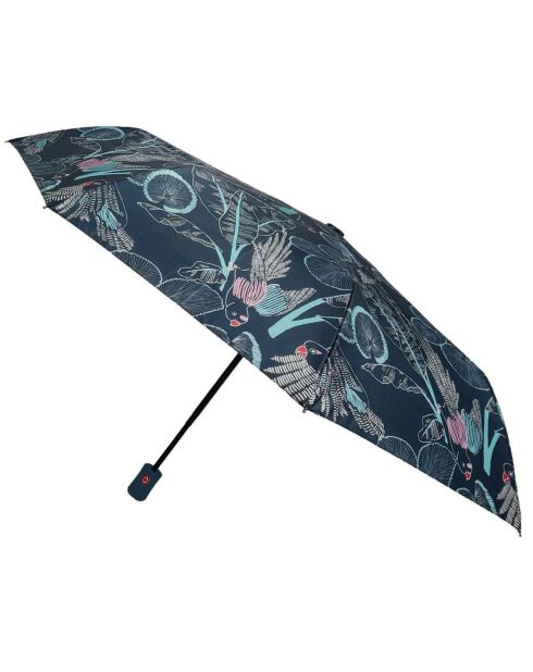 Parapluie pliant - Ouverture automatique - Tropical bleu