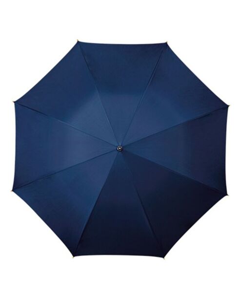 Blauer automatischer Regenschirm