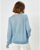 Pull en Lin & Coton Lebrooks denim