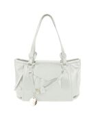 Sac porté épaule en Cuir Cult blanc - 35x23x14 cm