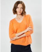 Pull en Laine mélangée Lerecif pêche