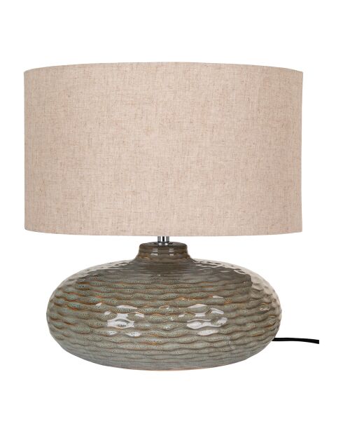 Lámpara de mesa Oldham verde - 36x36x44 cm