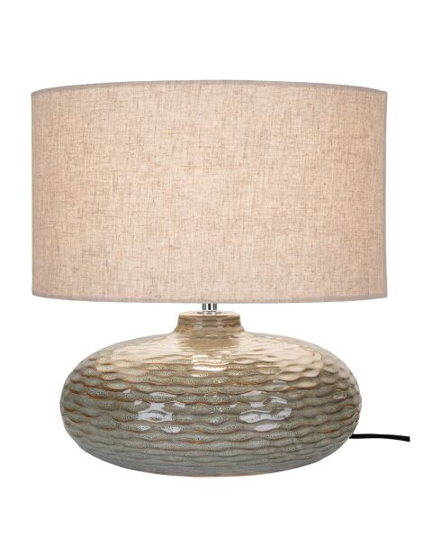 Lámpara de mesa Oldham verde - 36x36x44 cm