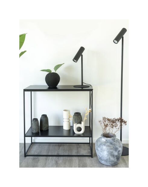 Lampadaire Paris noire - 25x25x150 cm