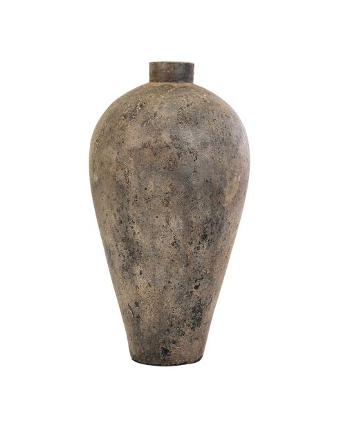 Vaso decorativo Corvo Terracotta nero - 40x40x80 cm