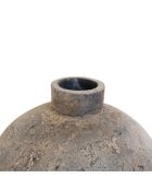 Vaso decorativo Corvo Terracotta nero - 40x40x80 cm