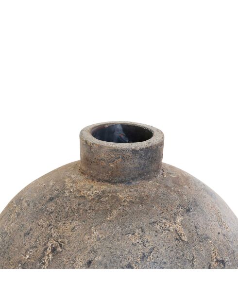 Vaso decorativo Corvo Terracotta nero - 40x40x80 cm