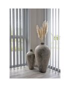 Vaso decorativo Corvo Terracotta nero - 40x40x80 cm