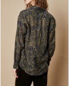 Chemise en Coton & Soie Classic army