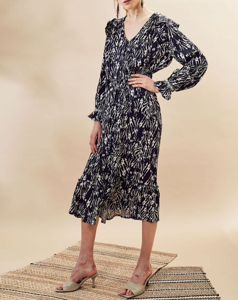 Robe boutonnée Fender imprimée flèche