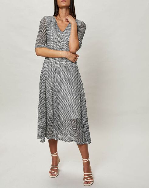 Robe Yams noir/blanc