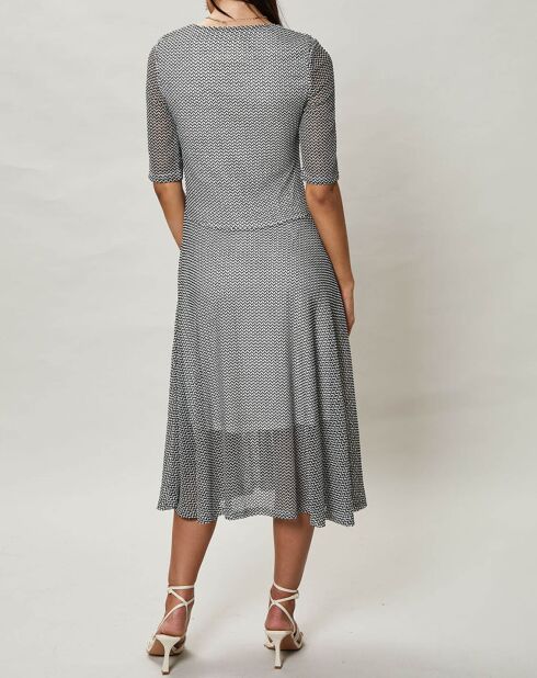 Robe Yams noir/blanc