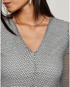 Robe Yams noir/blanc